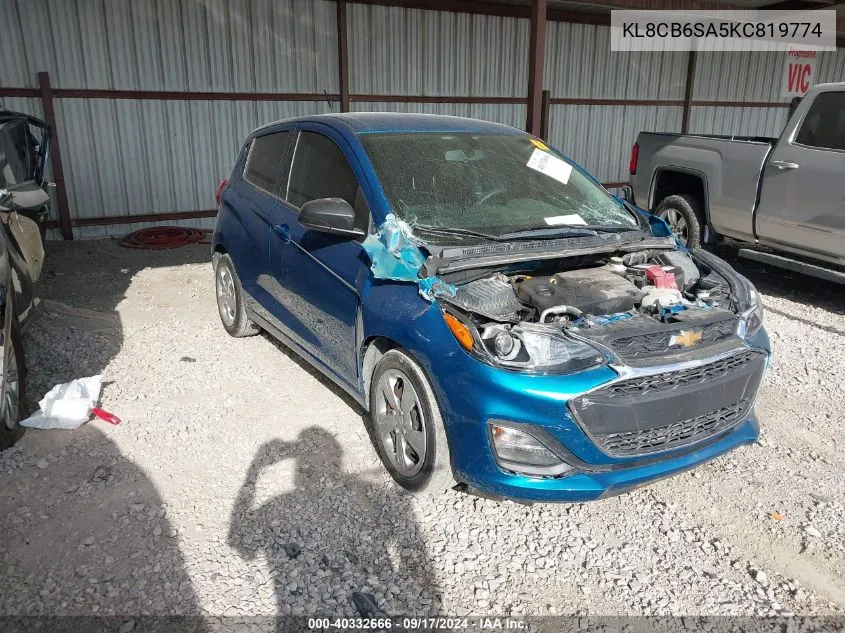 2019 Chevrolet Spark Ls VIN: KL8CB6SA5KC819774 Lot: 40332666