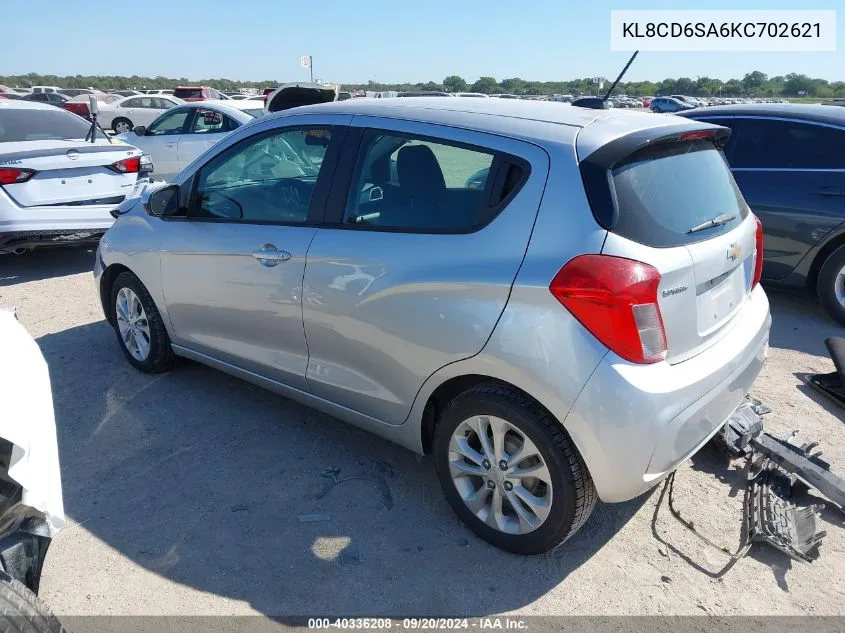 2019 Chevrolet Spark 1Lt Cvt VIN: KL8CD6SA6KC702621 Lot: 40336208