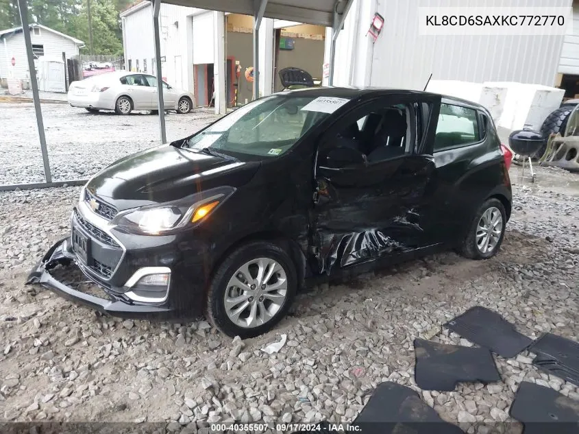 2019 Chevrolet Spark 1Lt VIN: KL8CD6SAXKC772770 Lot: 40355507