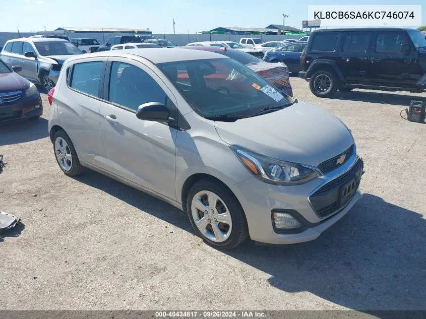 KL8CB6SA6KC746074 2019 Chevrolet Spark Ls Cvt