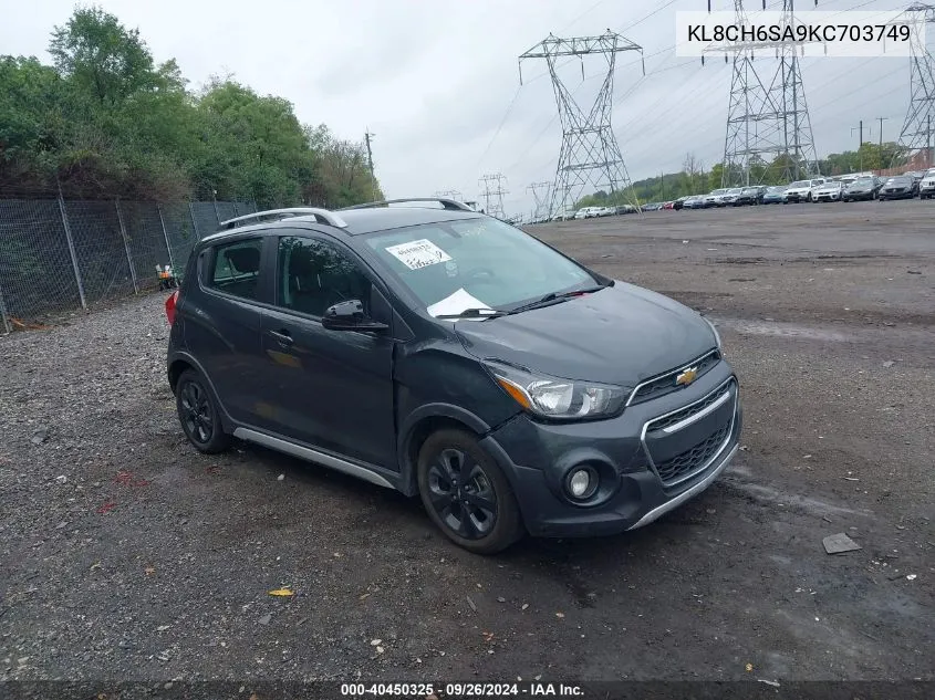 KL8CH6SA9KC703749 2019 Chevrolet Spark Activ Cvt