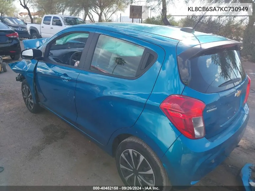 KL8CB6SA7KC730949 2019 Chevrolet Spark Ls Cvt