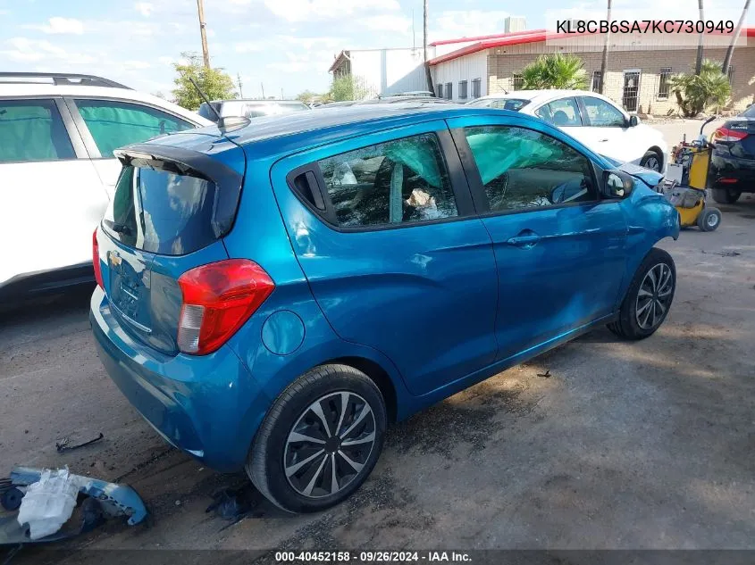 2019 Chevrolet Spark Ls Cvt VIN: KL8CB6SA7KC730949 Lot: 40452158