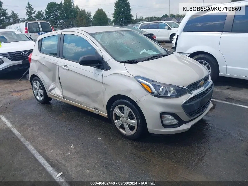 2019 Chevrolet Spark Ls Cvt VIN: KL8CB6SA9KC719869 Lot: 40462449