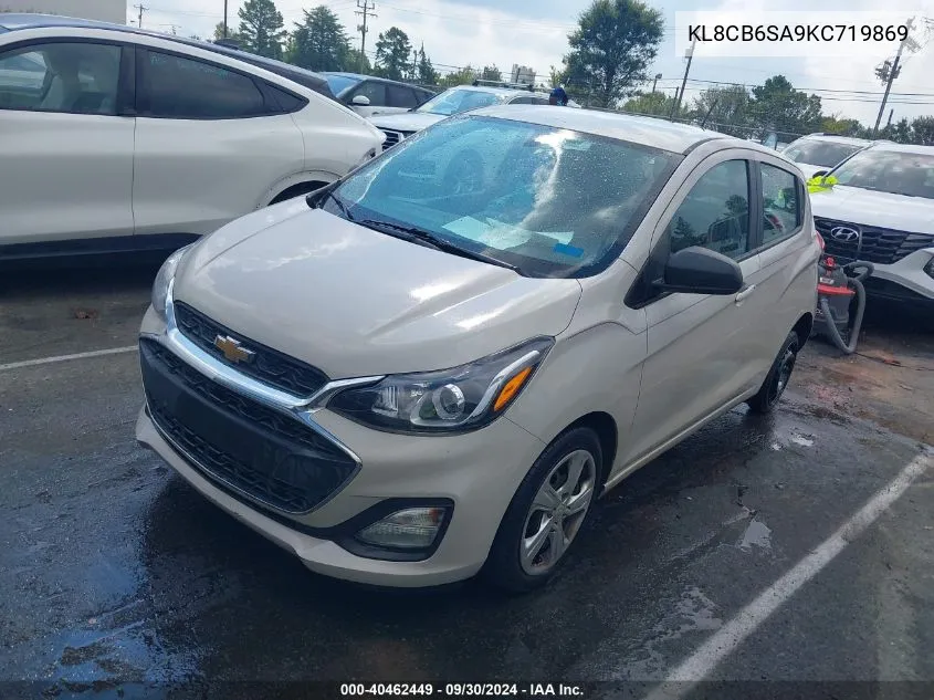 2019 Chevrolet Spark Ls Cvt VIN: KL8CB6SA9KC719869 Lot: 40462449