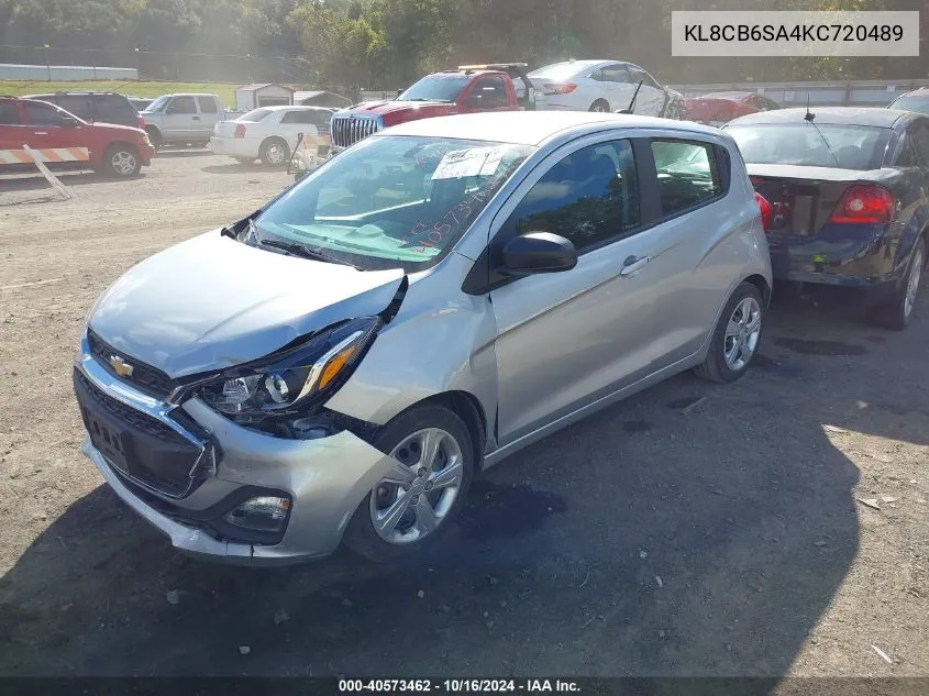 2019 Chevrolet Spark Ls Cvt VIN: KL8CB6SA4KC720489 Lot: 40573462