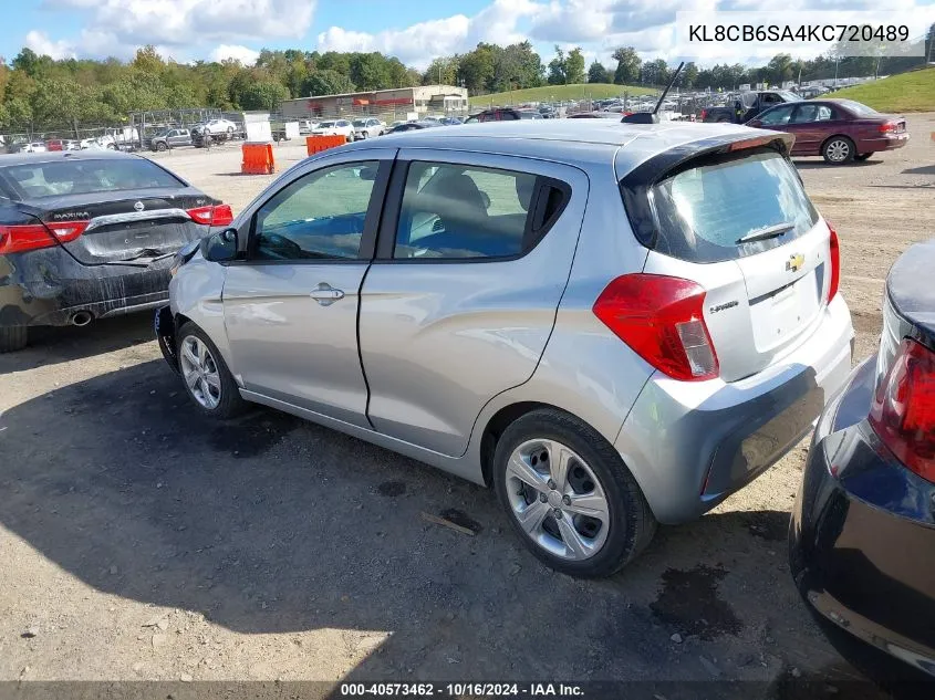 2019 Chevrolet Spark Ls Cvt VIN: KL8CB6SA4KC720489 Lot: 40573462