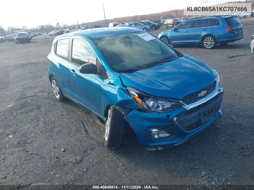 2019 Chevrolet Spark Ls VIN: KL8CB6SA1KC707666 Lot: 40649814