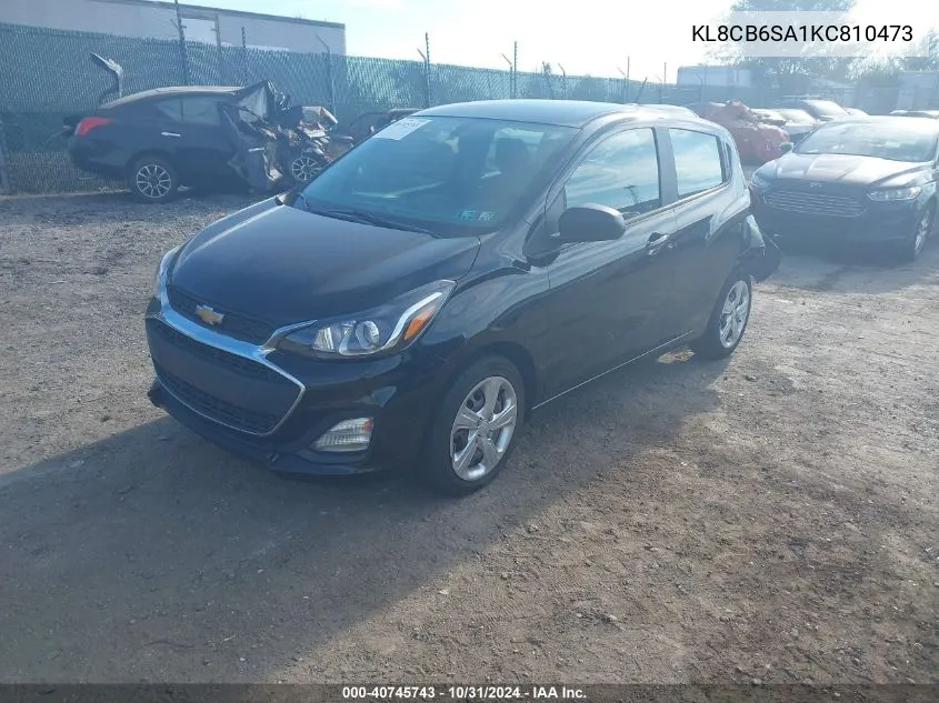 2019 Chevrolet Spark Ls Cvt VIN: KL8CB6SA1KC810473 Lot: 40745743