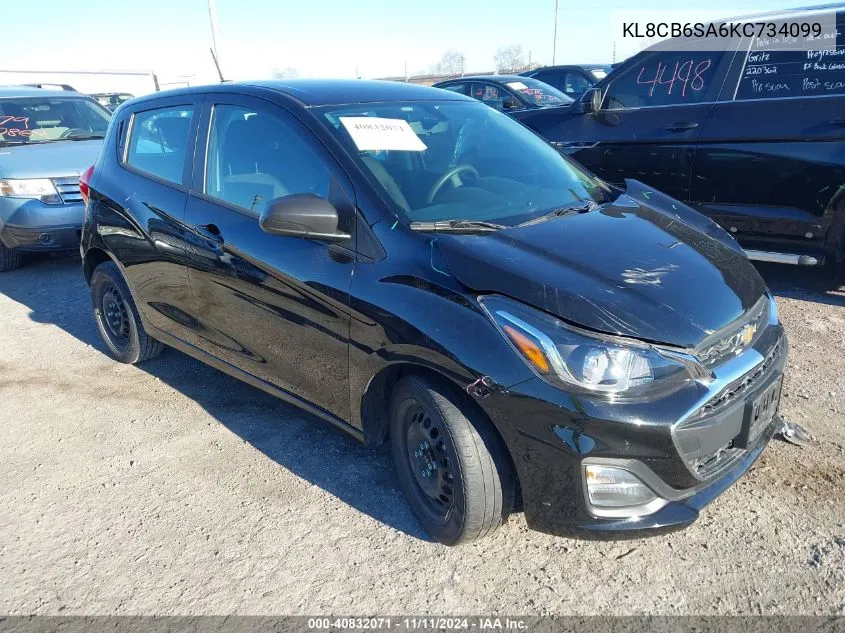 2019 Chevrolet Spark Ls Cvt VIN: KL8CB6SA6KC734099 Lot: 40832071