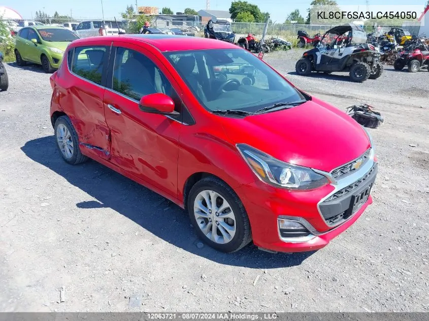 2020 Chevrolet Spark VIN: KL8CF6SA3LC454050 Lot: 12063721