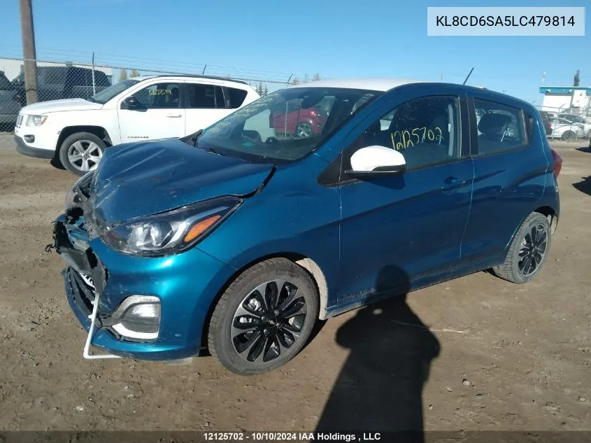 2020 Chevrolet Spark VIN: KL8CD6SA5LC479814 Lot: 12125702