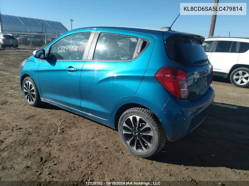 2020 Chevrolet Spark VIN: KL8CD6SA5LC479814 Lot: 12125702