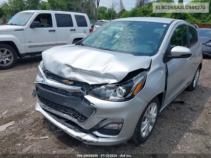 2020 Chevrolet Spark Fwd 1Lt Automatic VIN: KL8CD6SA3LC444270 Lot: 39856859