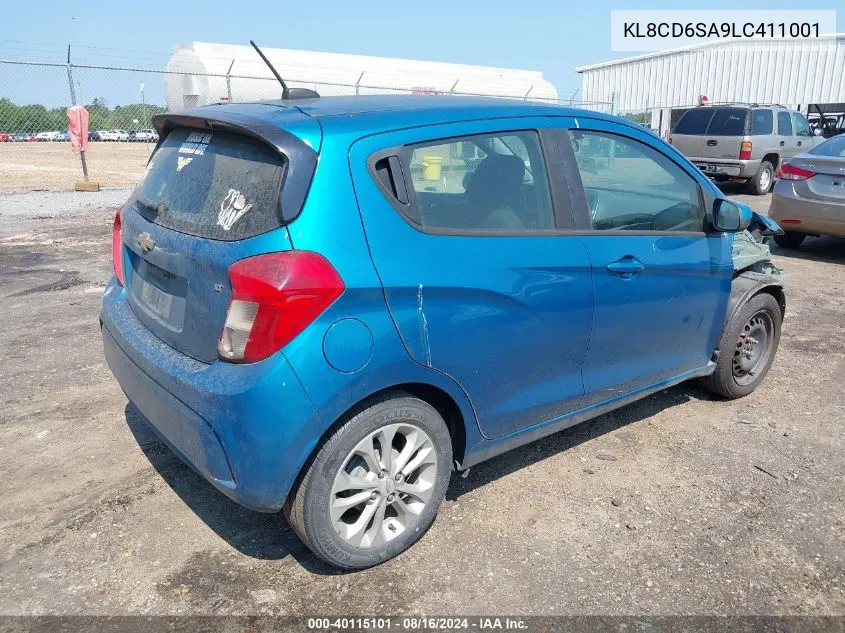 KL8CD6SA9LC411001 2020 Chevrolet Spark Fwd 1Lt Automatic