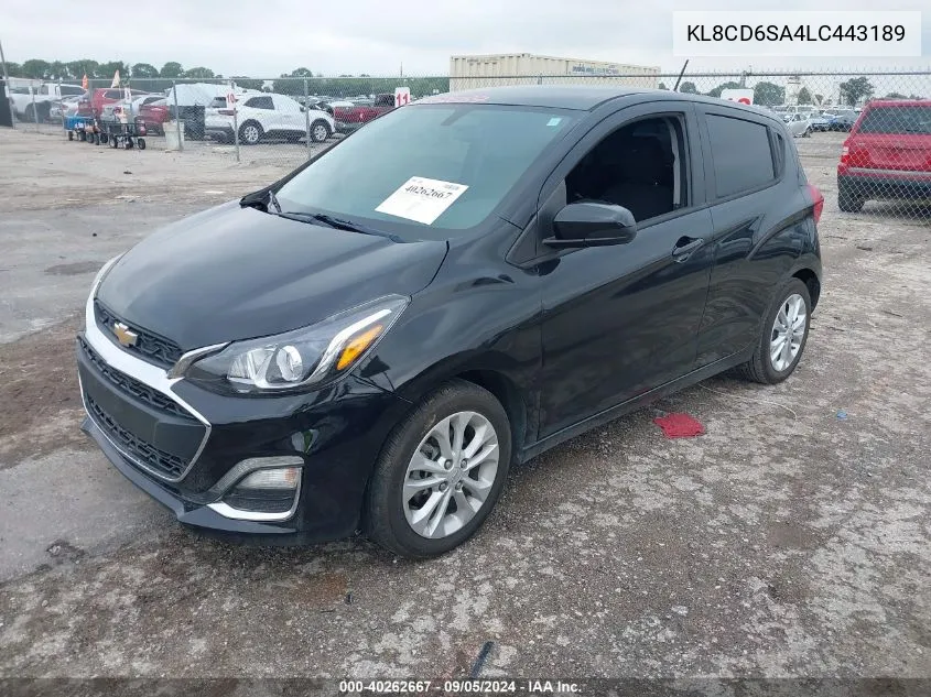 KL8CD6SA4LC443189 2020 Chevrolet Spark Fwd 1Lt Automatic