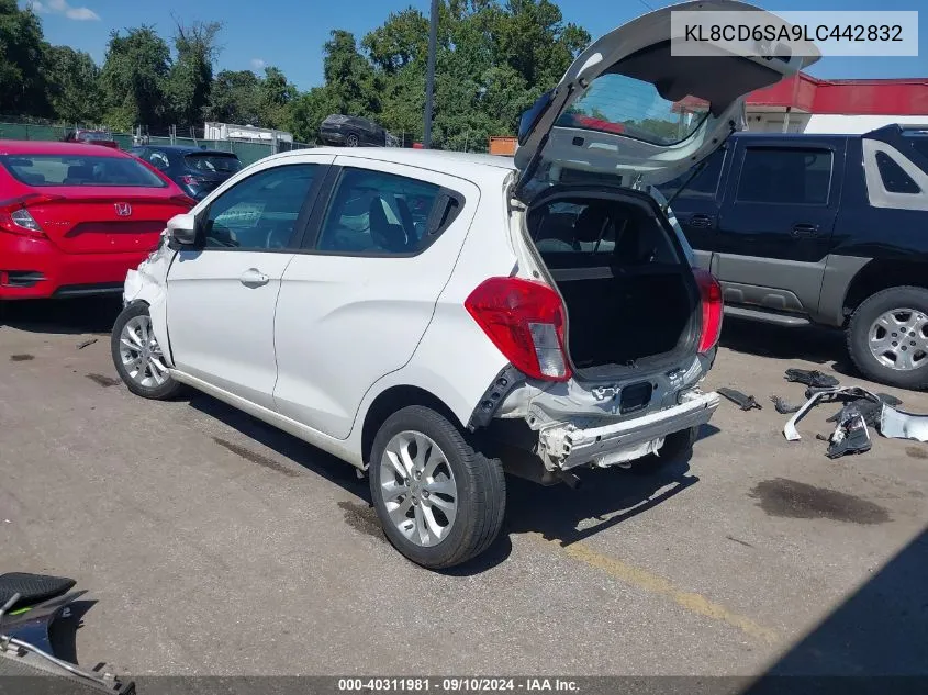 KL8CD6SA9LC442832 2020 Chevrolet Spark Fwd 1Lt Automatic