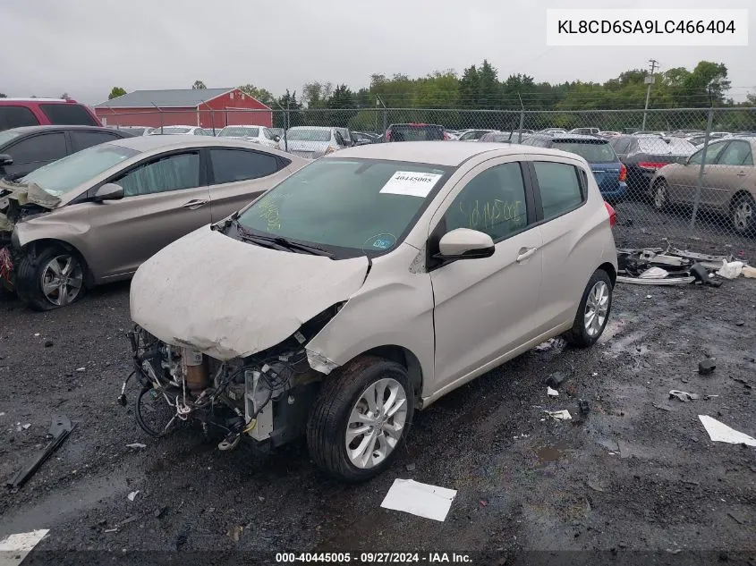 2020 Chevrolet Spark Fwd 1Lt Automatic VIN: KL8CD6SA9LC466404 Lot: 40445005