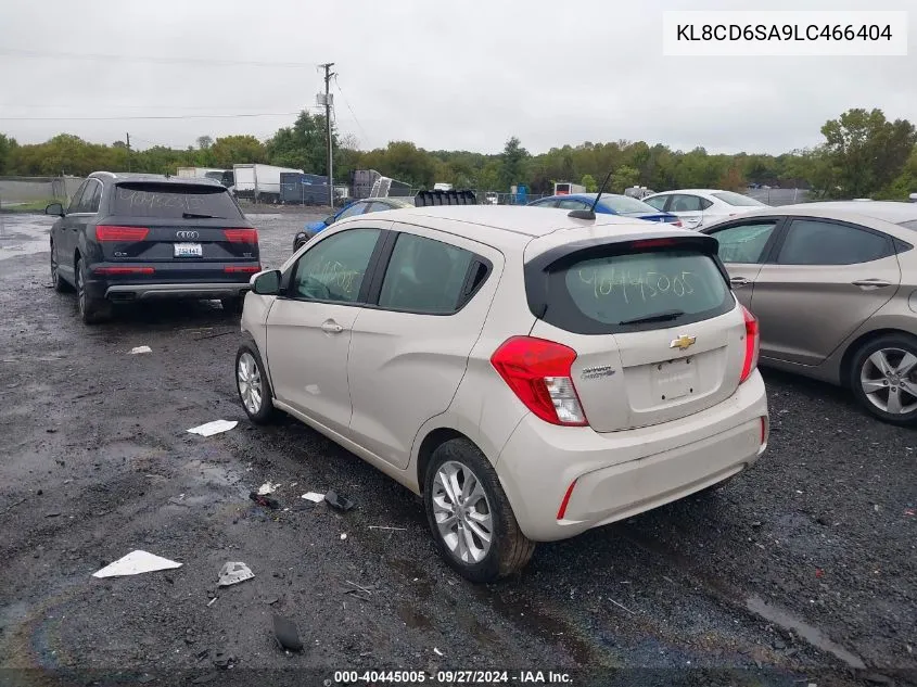 2020 Chevrolet Spark Fwd 1Lt Automatic VIN: KL8CD6SA9LC466404 Lot: 40445005