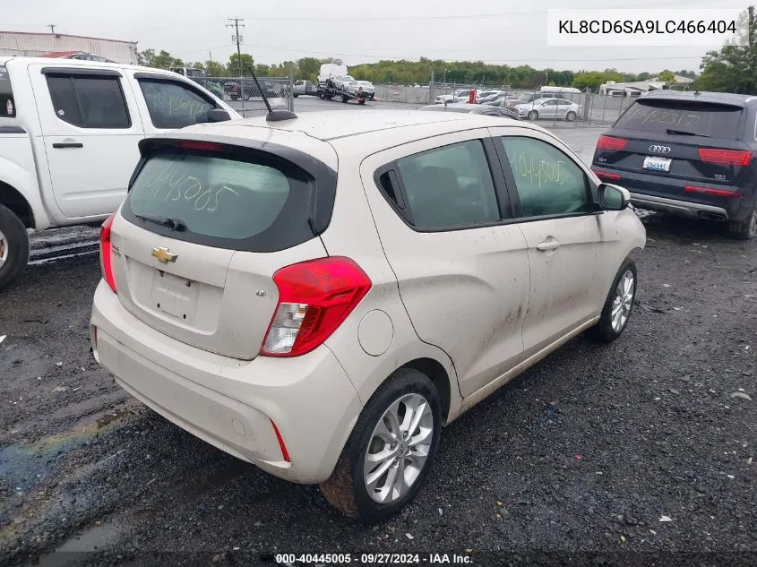 2020 Chevrolet Spark Fwd 1Lt Automatic VIN: KL8CD6SA9LC466404 Lot: 40445005