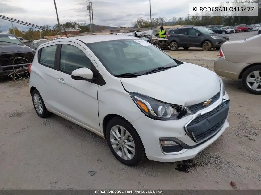 2020 Chevrolet Spark Fwd 1Lt Automatic VIN: KL8CD6SA1LC415477 Lot: 40616295