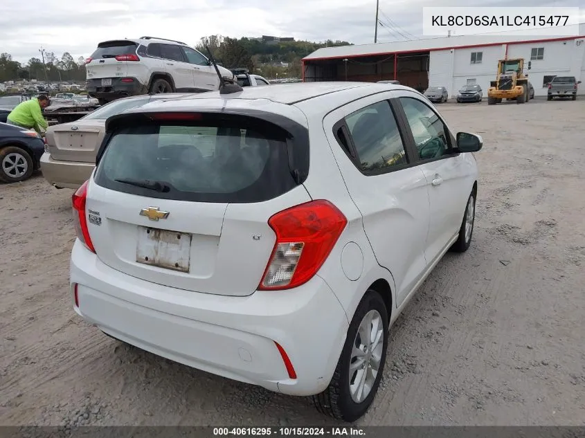 2020 Chevrolet Spark Fwd 1Lt Automatic VIN: KL8CD6SA1LC415477 Lot: 40616295