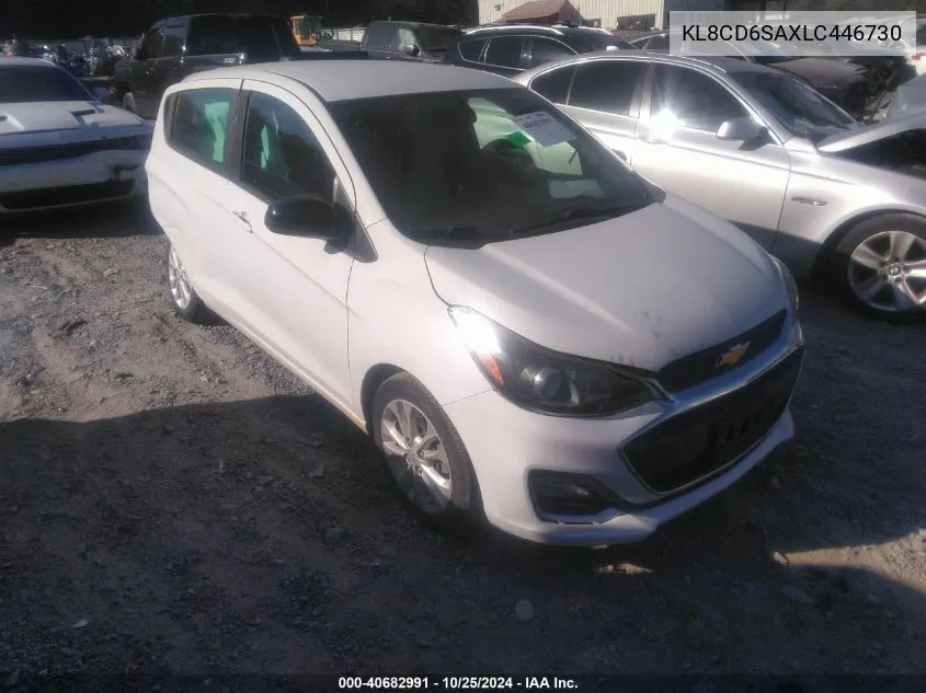 2020 Chevrolet Spark Fwd 1Lt Automatic VIN: KL8CD6SAXLC446730 Lot: 40682991