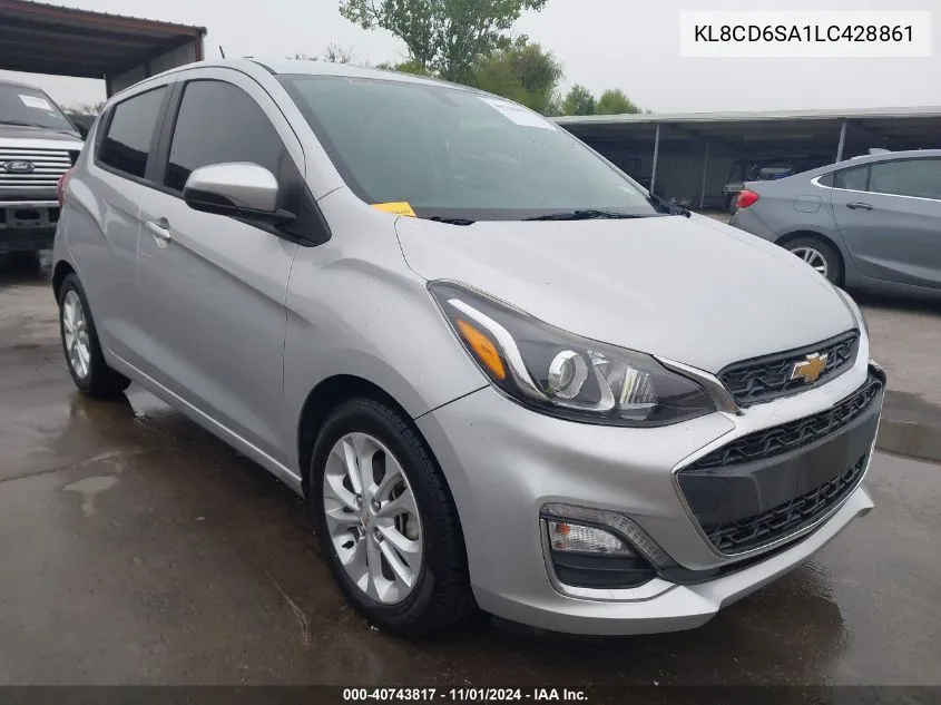 2020 Chevrolet Spark Fwd 1Lt Automatic VIN: KL8CD6SA1LC428861 Lot: 40743817