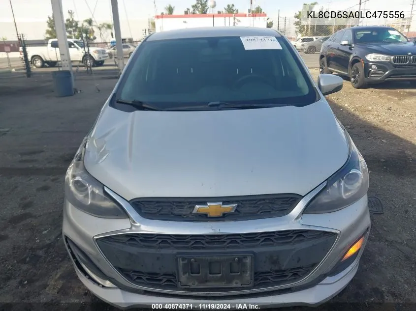 2020 Chevrolet Spark Fwd 1Lt Automatic VIN: KL8CD6SA0LC475556 Lot: 40874371