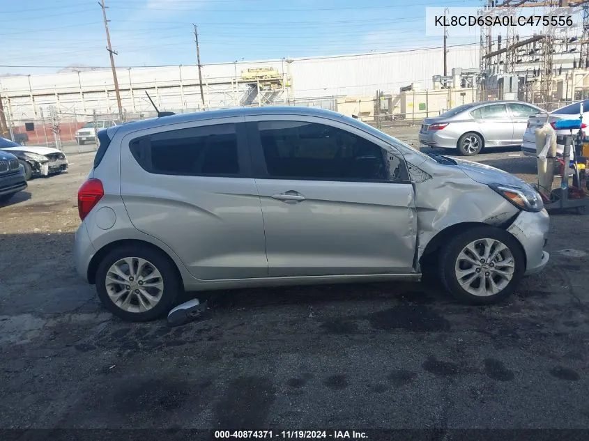 2020 Chevrolet Spark Fwd 1Lt Automatic VIN: KL8CD6SA0LC475556 Lot: 40874371