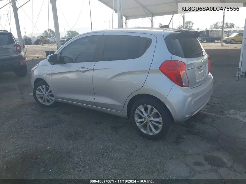 2020 Chevrolet Spark Fwd 1Lt Automatic VIN: KL8CD6SA0LC475556 Lot: 40874371