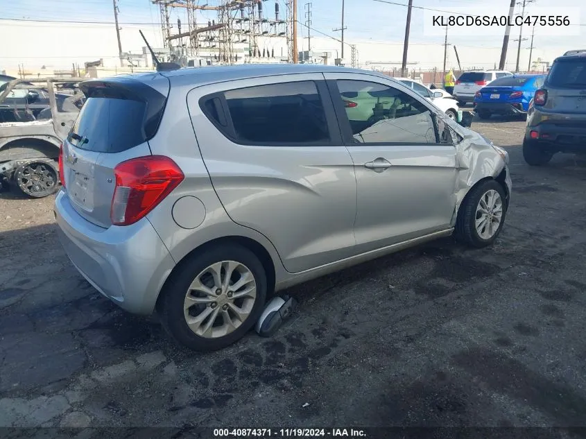 2020 Chevrolet Spark Fwd 1Lt Automatic VIN: KL8CD6SA0LC475556 Lot: 40874371