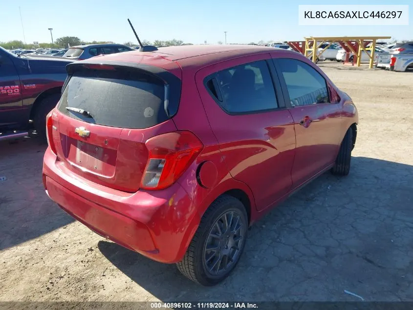 2020 Chevrolet Spark Fwd Ls Manual VIN: KL8CA6SAXLC446297 Lot: 40896102