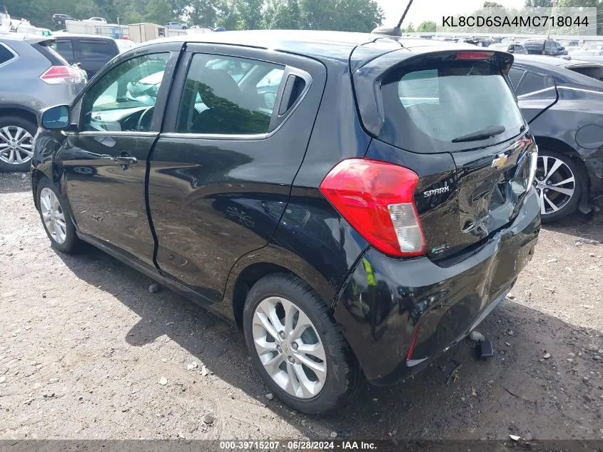 2021 Chevrolet Spark Fwd 1Lt Automatic VIN: KL8CD6SA4MC718044 Lot: 39715207