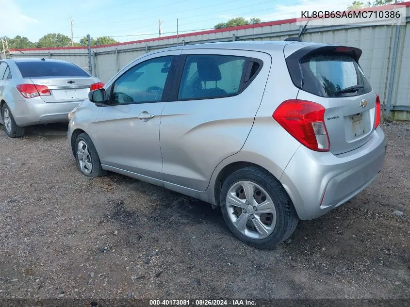 KL8CB6SA6MC710386 2021 Chevrolet Spark Fwd Ls Automatic