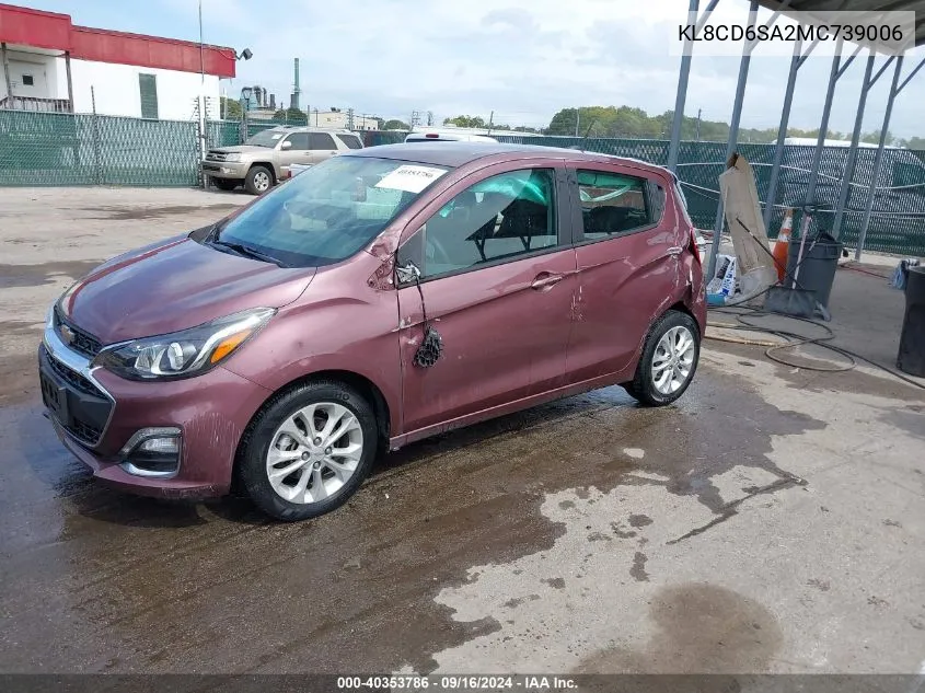 2021 Chevrolet Spark Fwd 1Lt Automatic VIN: KL8CD6SA2MC739006 Lot: 40353786