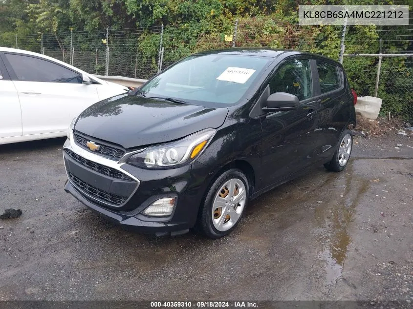 KL8CB6SA4MC221212 2021 Chevrolet Spark Fwd Ls Automatic