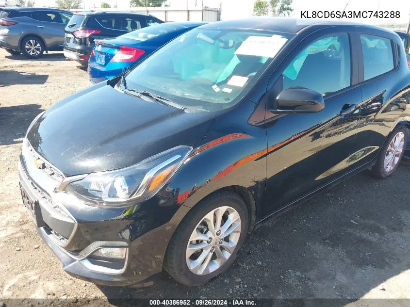 KL8CD6SA3MC743288 2021 Chevrolet Spark 1Lt