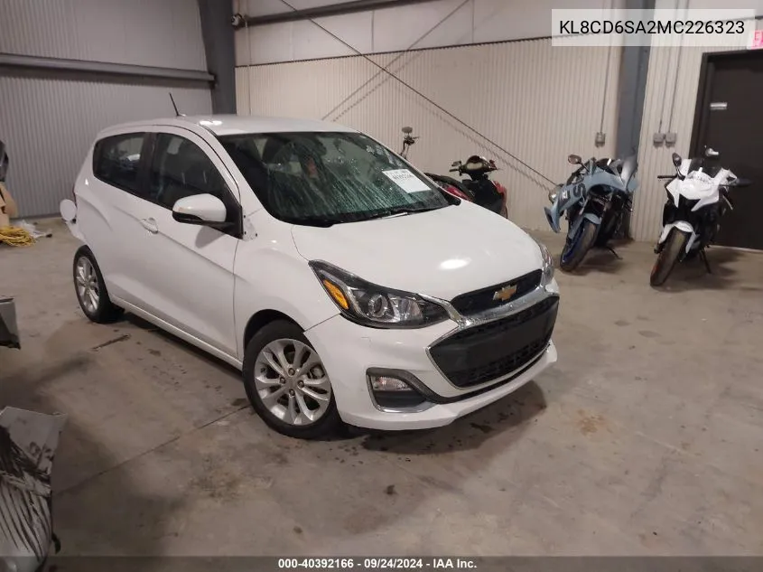 2021 Chevrolet Spark 1Lt VIN: KL8CD6SA2MC226323 Lot: 40392166