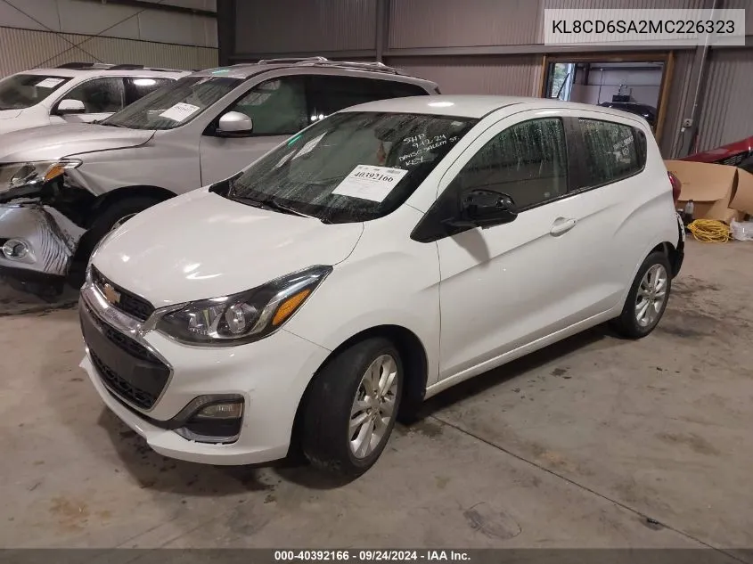 2021 Chevrolet Spark 1Lt VIN: KL8CD6SA2MC226323 Lot: 40392166