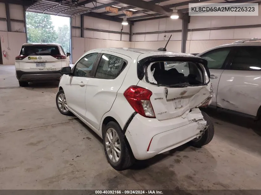 2021 Chevrolet Spark 1Lt VIN: KL8CD6SA2MC226323 Lot: 40392166