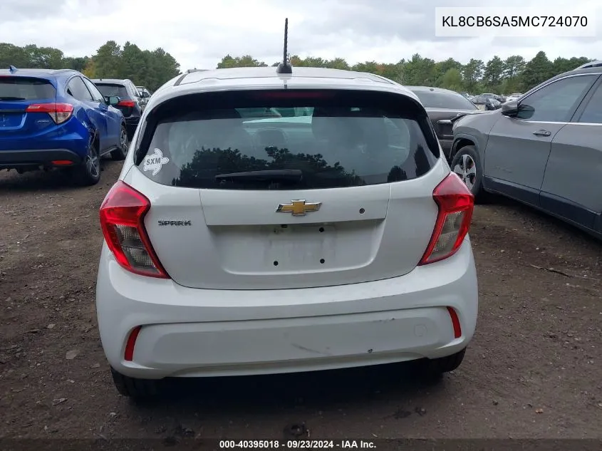 KL8CB6SA5MC724070 2021 Chevrolet Spark Fwd Ls Automatic