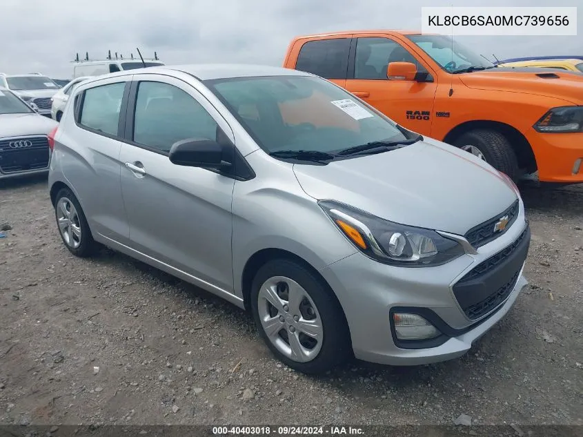 2021 Chevrolet Spark Fwd Ls Automatic VIN: KL8CB6SA0MC739656 Lot: 40403018