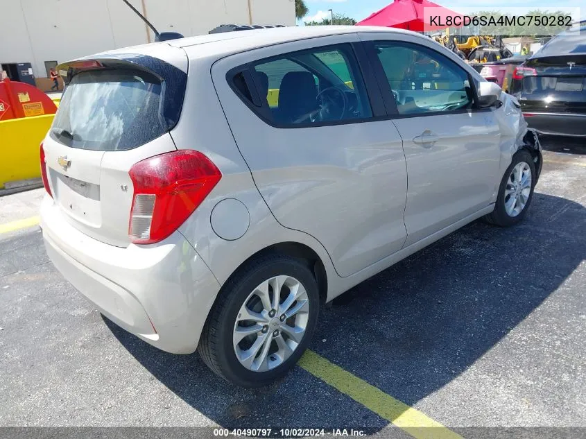 KL8CD6SA4MC750282 2021 Chevrolet Spark Fwd 1Lt Automatic