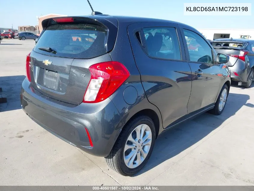 2021 Chevrolet Spark Fwd 1Lt Automatic VIN: KL8CD6SA1MC723198 Lot: 40501587