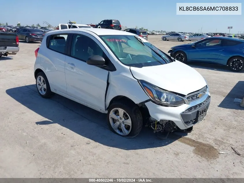 KL8CB6SA6MC708833 2021 Chevrolet Spark Fwd Ls Automatic