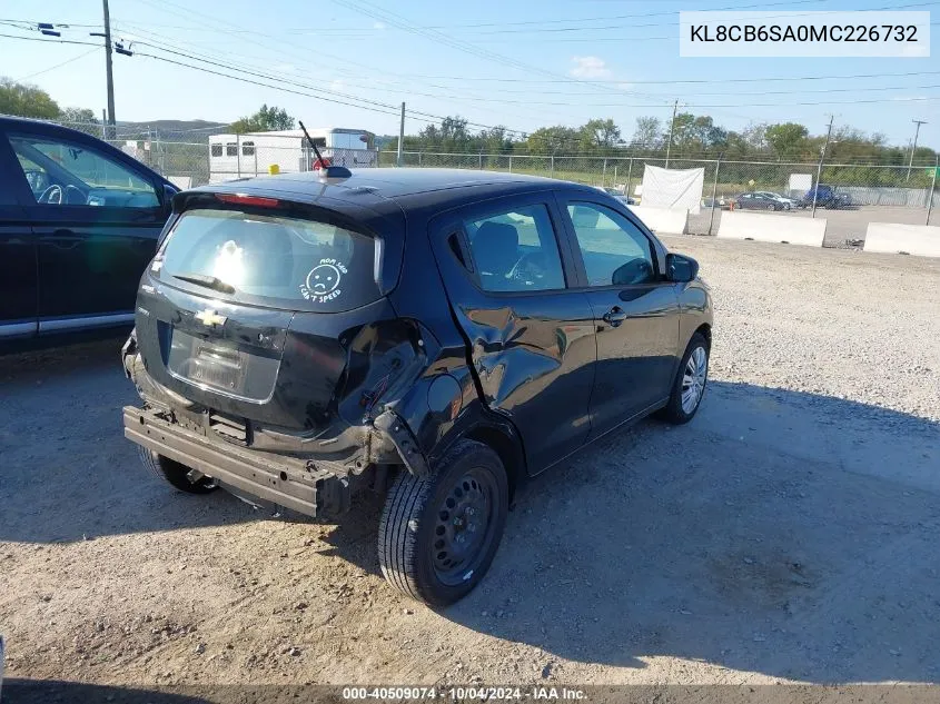 KL8CB6SA0MC226732 2021 Chevrolet Spark Fwd Ls Automatic