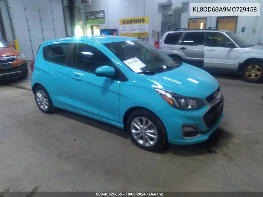 2021 Chevrolet Spark 1Lt VIN: KL8CD6SA9MC729458 Lot: 40525865