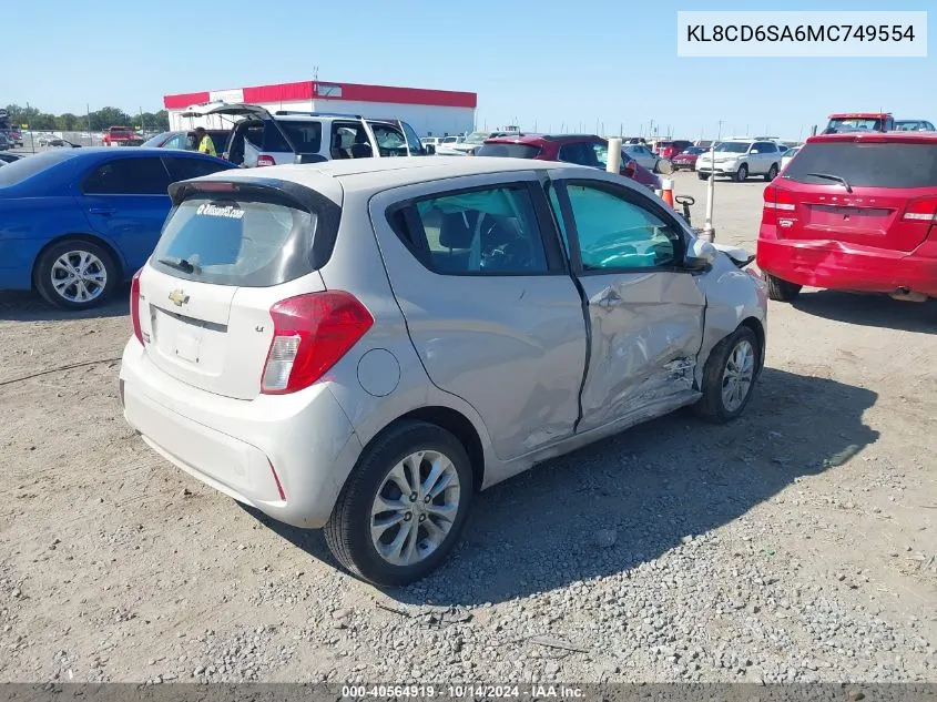 KL8CD6SA6MC749554 2021 Chevrolet Spark Fwd 1Lt Automatic