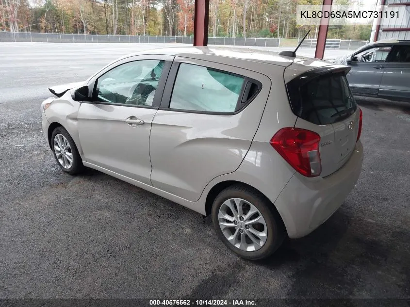 KL8CD6SA5MC731191 2021 Chevrolet Spark Fwd 1Lt Automatic